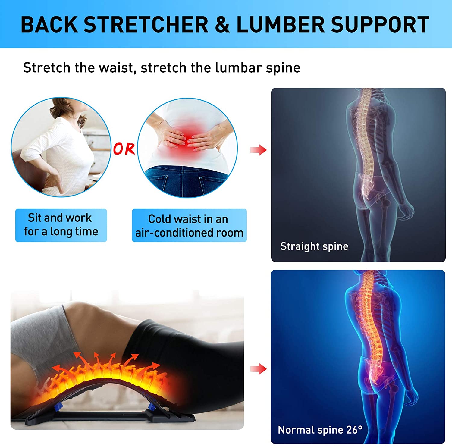 Magnet Massage Set Up Benches  - Posture Corrector Back Brace บทวิจารณ์และราคา