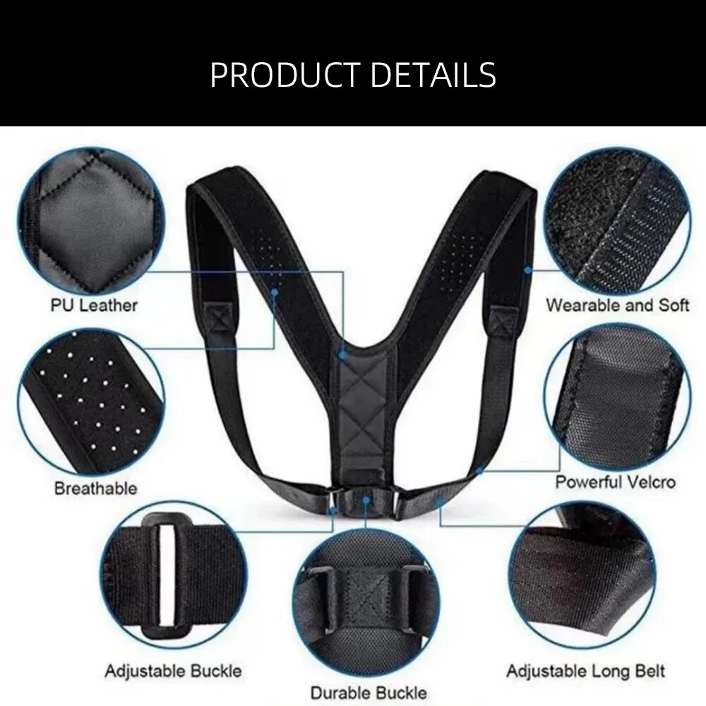Back Posture Correction Belt H - Posture Corrector Back Brace บทวิจารณ์และราคา