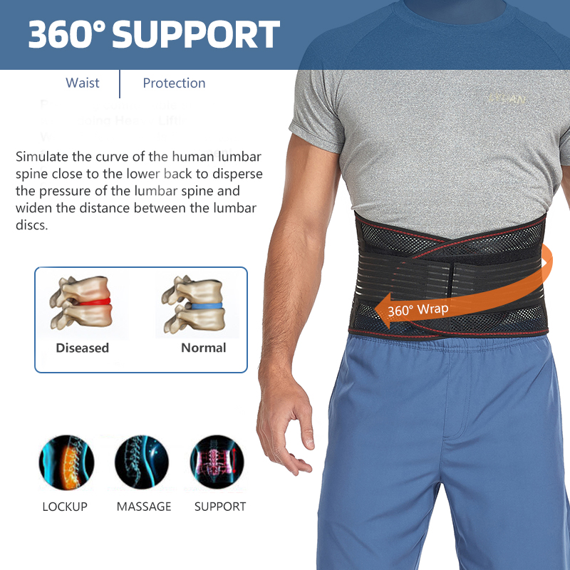 Lower Back Brace Support Belt  - Posture Corrector Back Brace บทวิจารณ์และราคา
