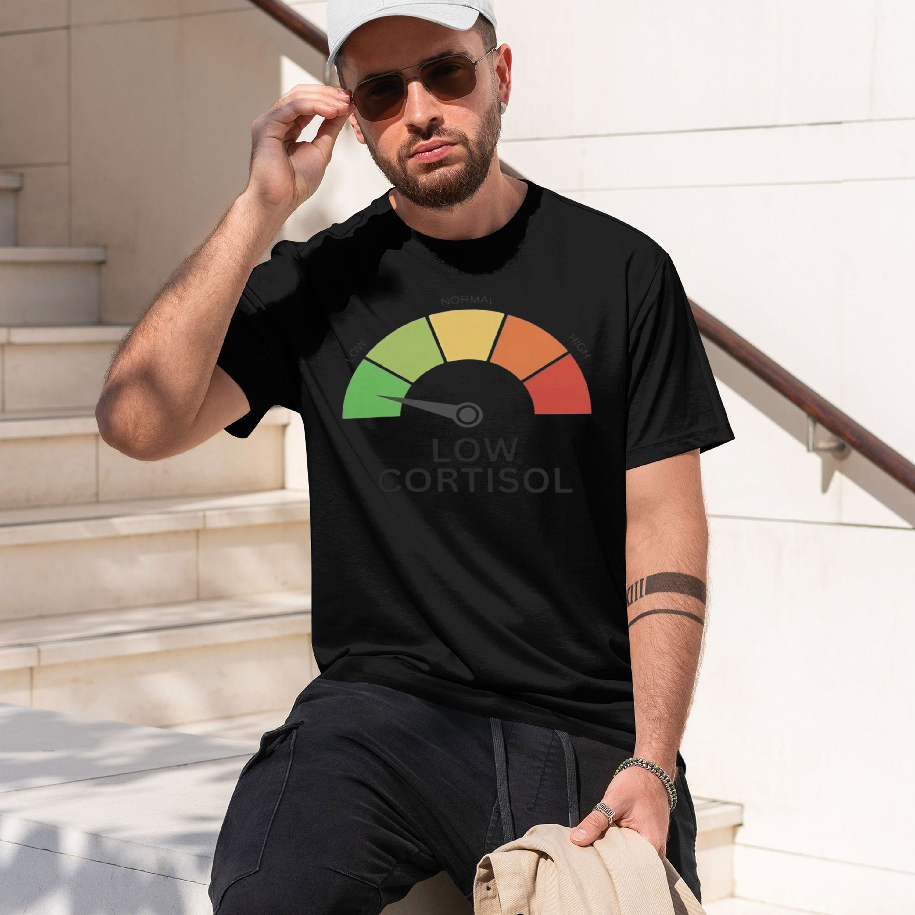 Causal Style Men's T-Shirt Low - Health Wellness Gifts For Men บทวิจารณ์และราคา