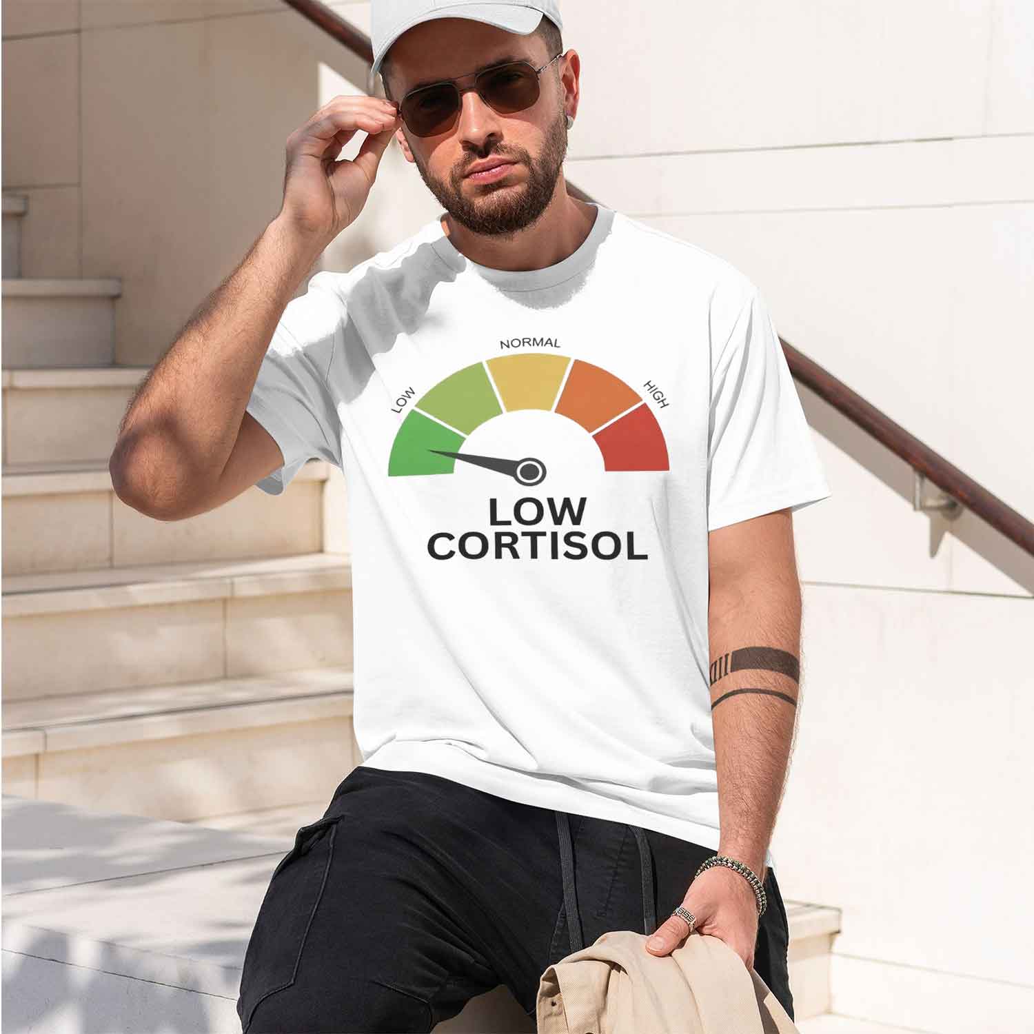 Causal Style Men's T-Shirt Low - Health Wellness Gifts For Men บทวิจารณ์และราคา
