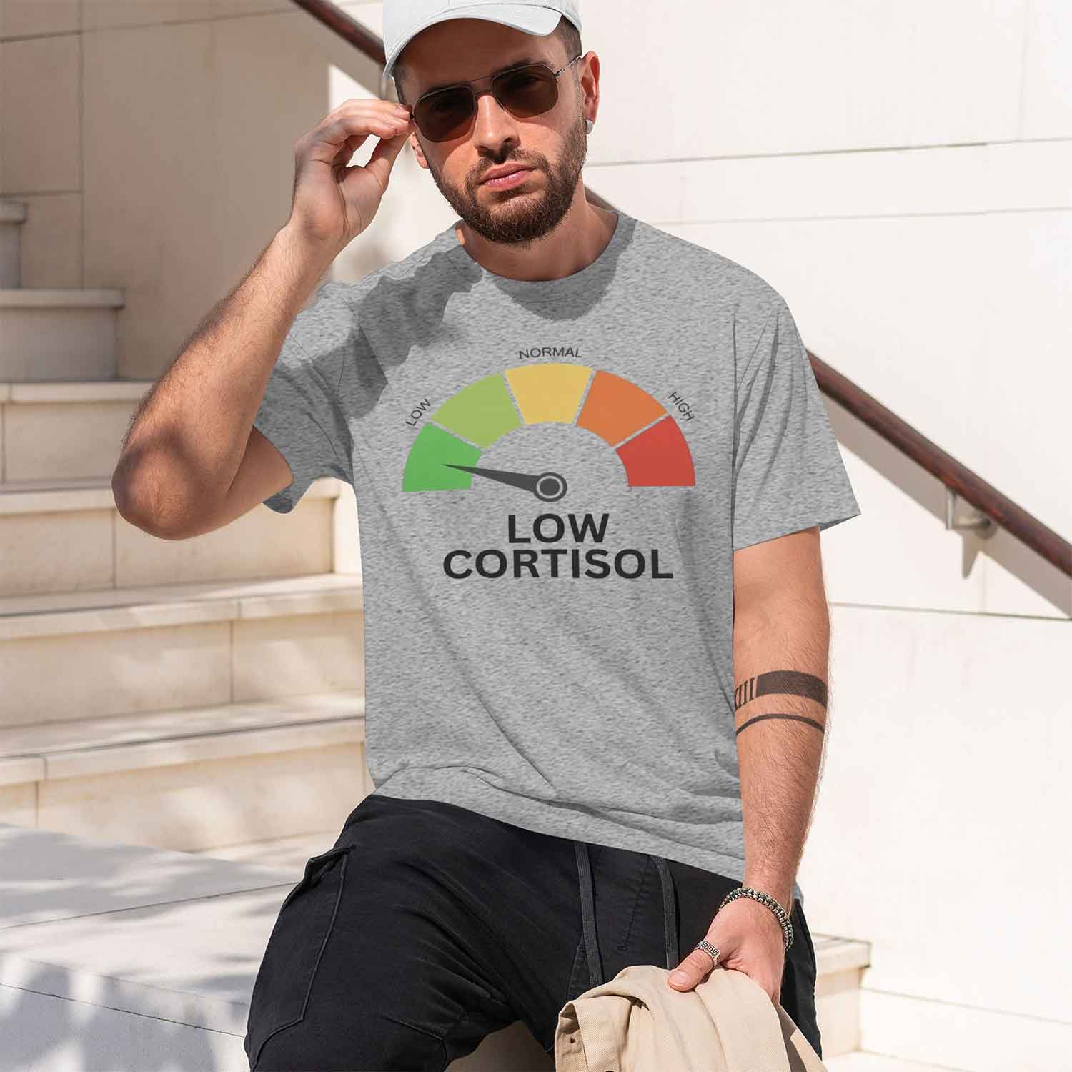 Causal Style Men's T-Shirt Low - Health Wellness Gifts For Men บทวิจารณ์และราคา