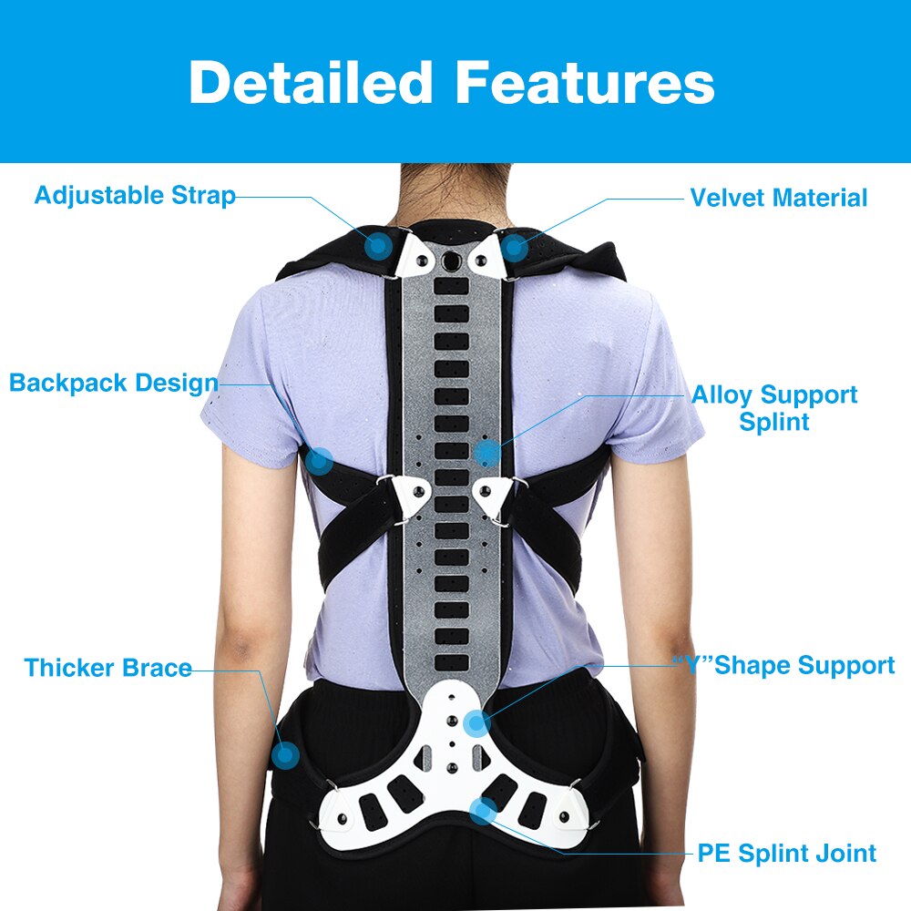 Lumbar Spinal Bad Back Posture - Posture Corrector Back Brace บทวิจารณ์และราคา