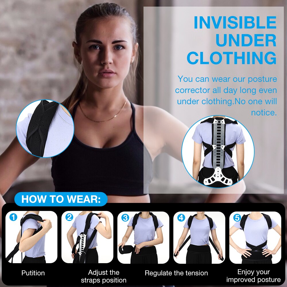 Lumbar Spinal Bad Back Posture - Posture Corrector Back Brace บทวิจารณ์และราคา