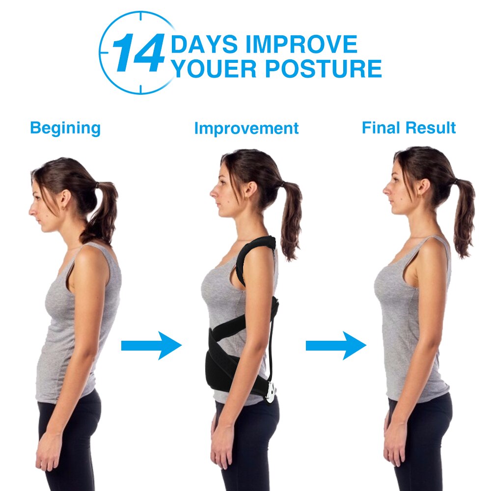 Lumbar Spinal Bad Back Posture - Posture Corrector Back Brace บทวิจารณ์และราคา