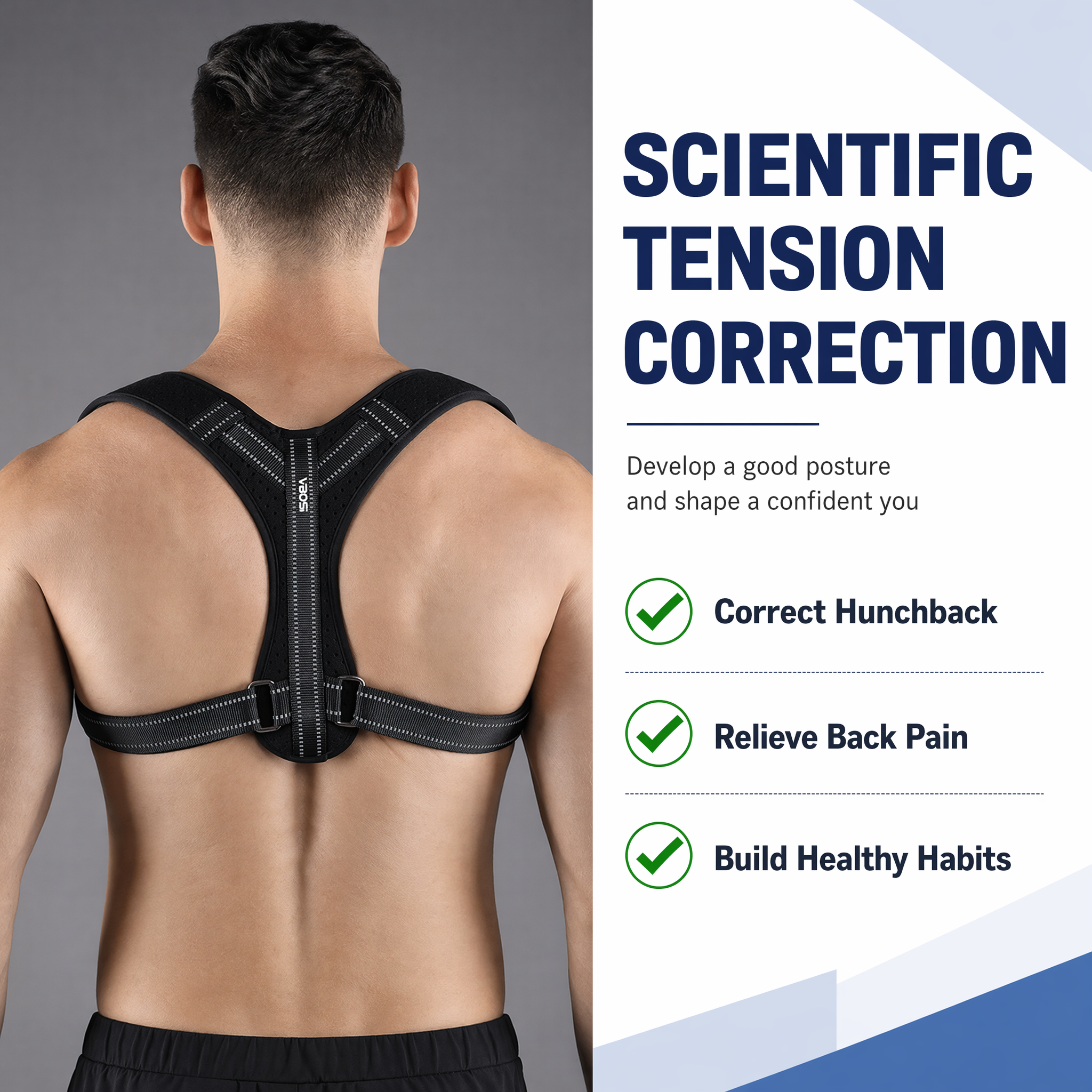 VBOSI Back Posture Corrector B - Posture Corrector Back Brace บทวิจารณ์และราคา