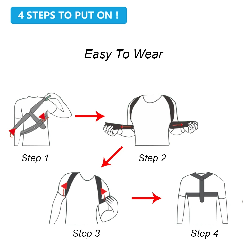 Back Posture Correction Belt H - Posture Corrector Back Brace บทวิจารณ์และราคา