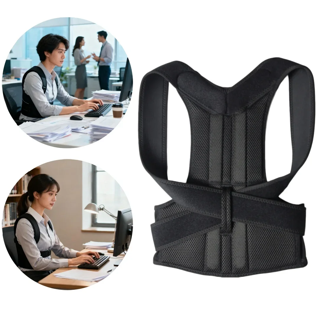 New Upper Back Posture Correct - Posture Corrector Back Brace บทวิจารณ์และราคา
